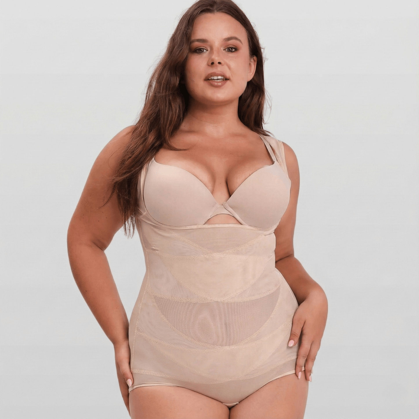 Open Bust Bodysuit Shapewear - Luxmery