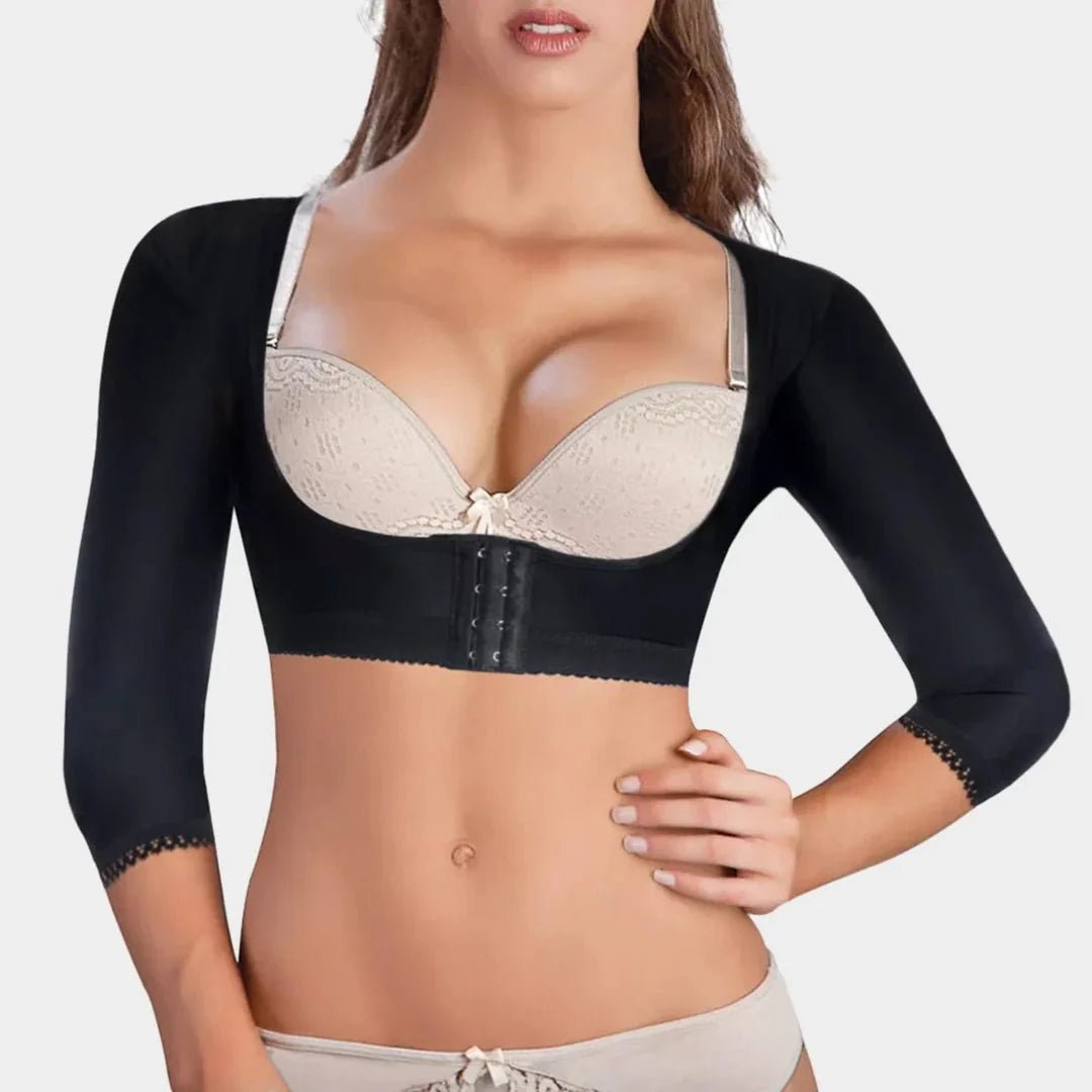 Sleeve Compression Front Bra - Luxmery
