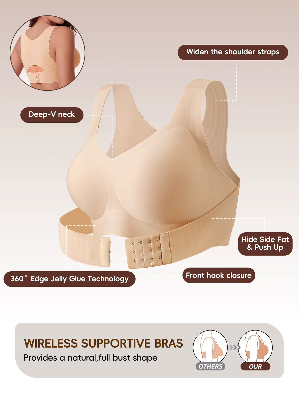 Posture corrector bra