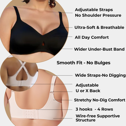 TrueCloud Teardrop Seamless Comfort Bra