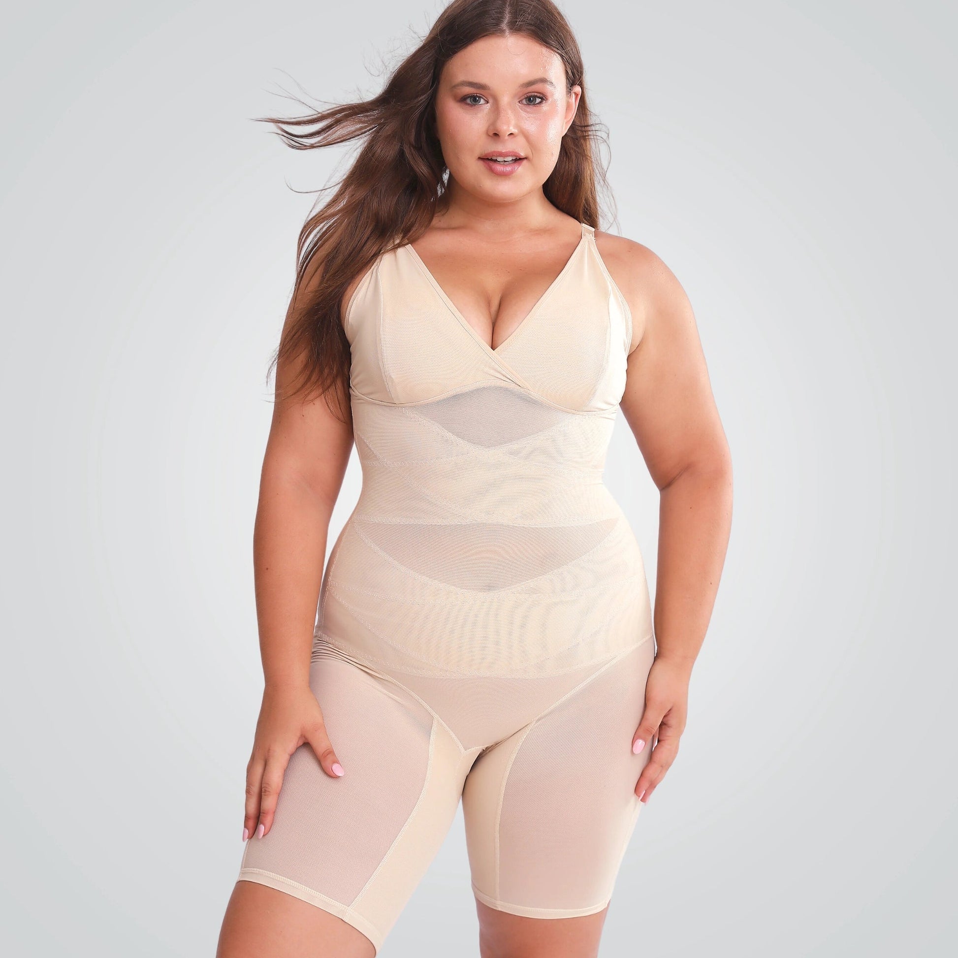 CrossOver Mesh Full Sculpting Faja - Luxmery