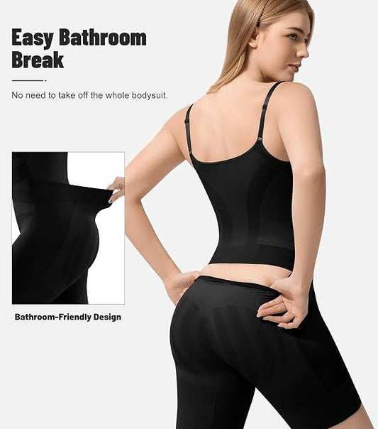 Easy Bathroom Break Sculpting Bodysuit - Luxmery
