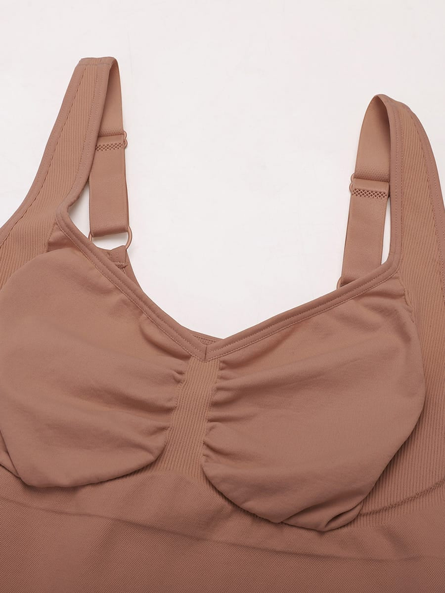 Easy Bathroom Break Sculpting Bodysuit - Thick straps - Luxmery