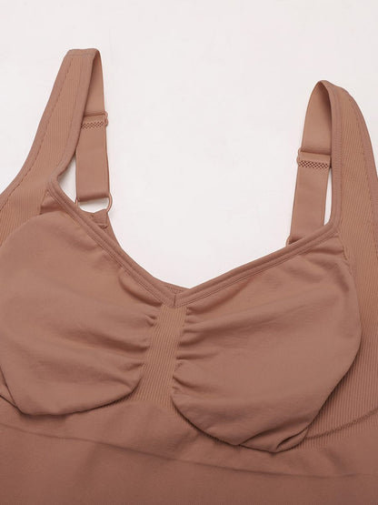 Easy Bathroom Break Sculpting Bodysuit - Thick straps - Luxmery