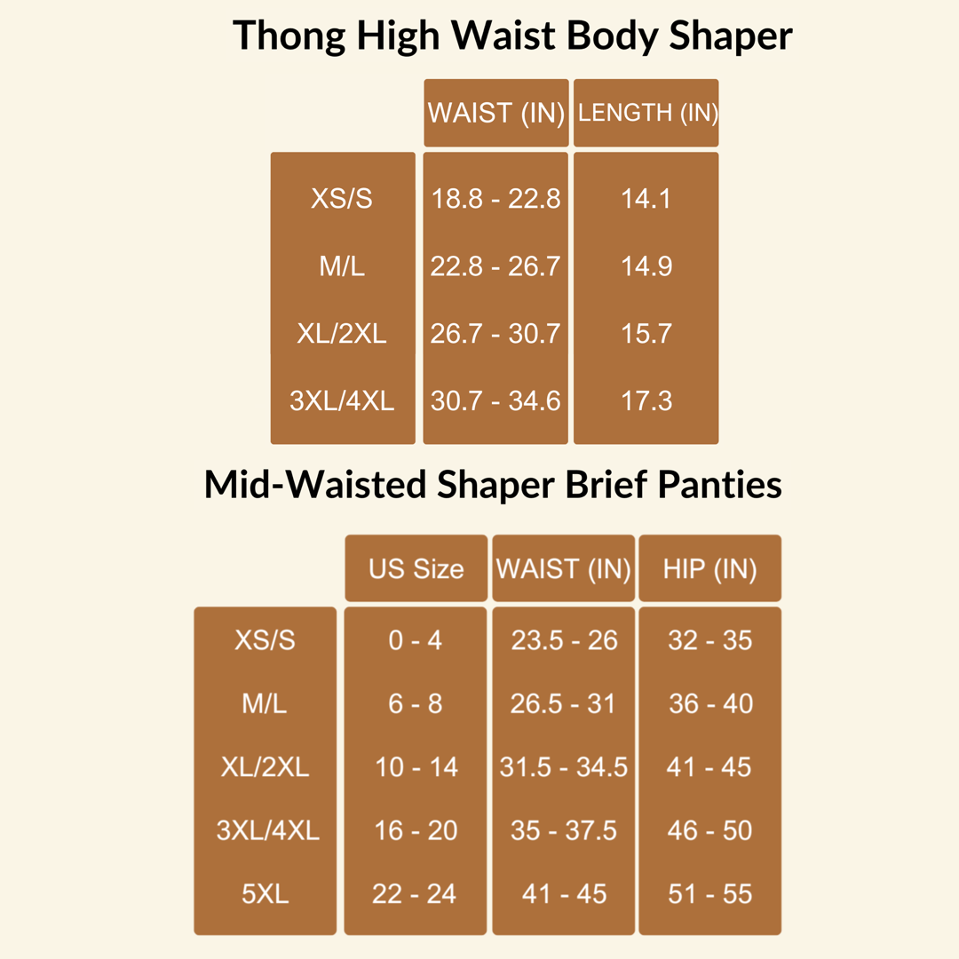 High Waist Body Shapers - Luxmery