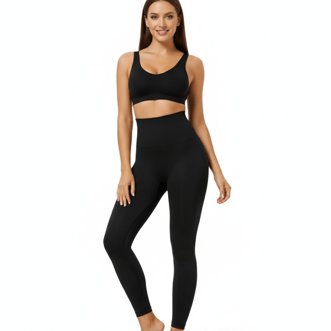 High Waisted Extra Control Shaping Leggings - Luxmery