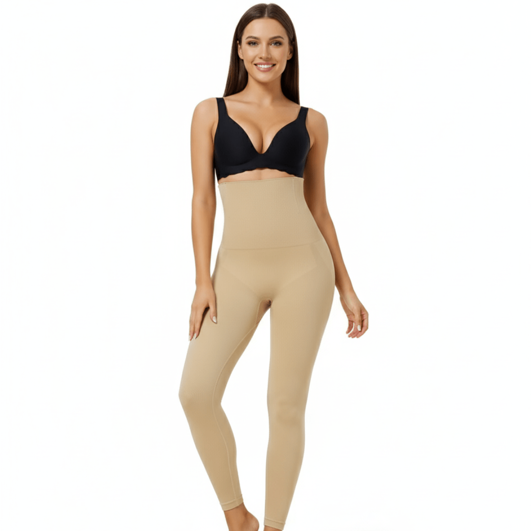 High Waisted Extra Control Shaping Leggings - Luxmery