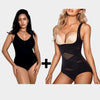 Luxmery Essentials Bundle - 1 Sculpting Bodysuit + 1 Open Bust Bodysuit - Luxmery