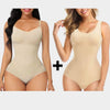 Luxmery Essentials Bundle - 1 Sculpting Bodysuit + 1 Round Neck Bodysuit - Luxmery