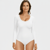 Sculpting Long Sleeve Bodysuits - Luxmery
