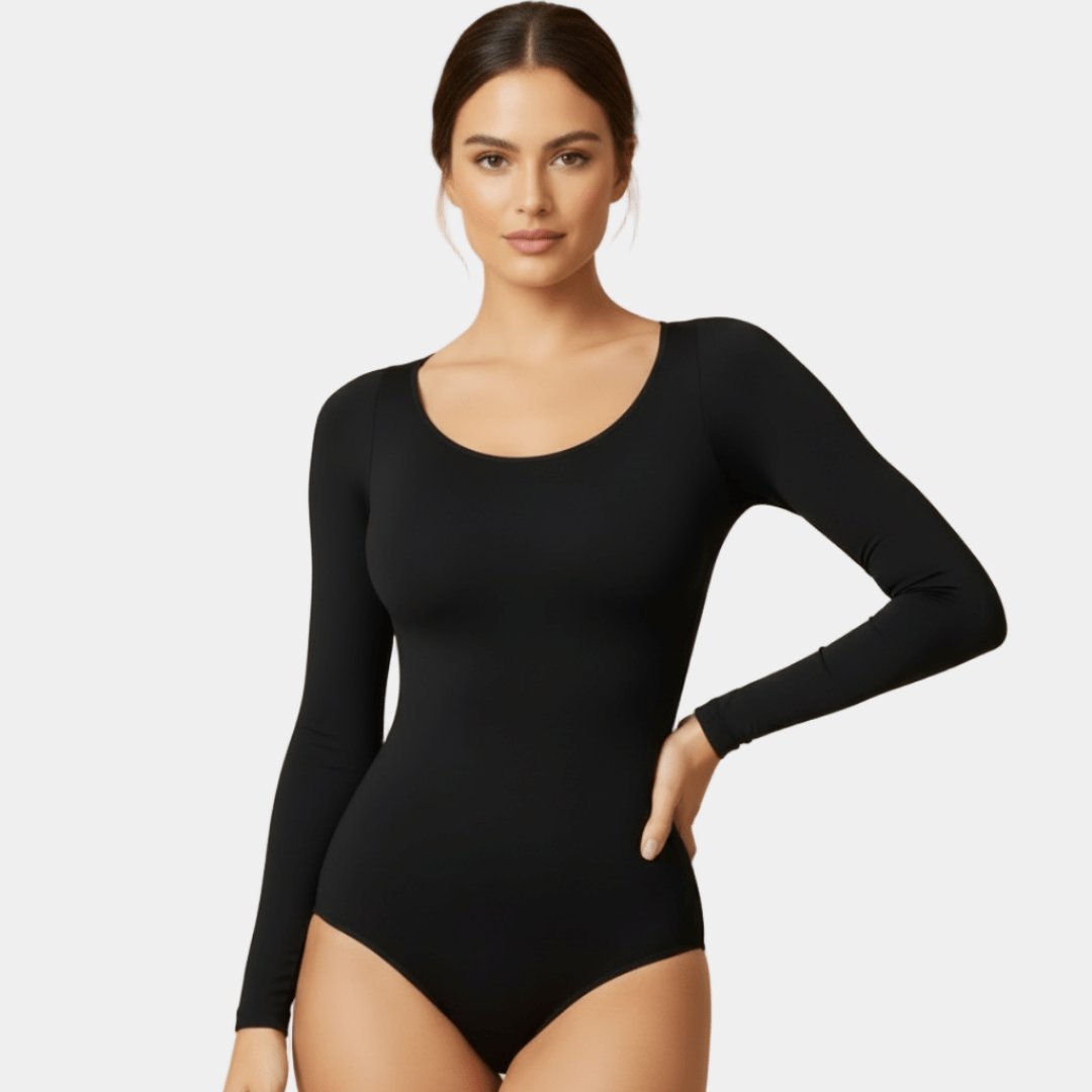 Sculpting Long Sleeve Bodysuits - Luxmery