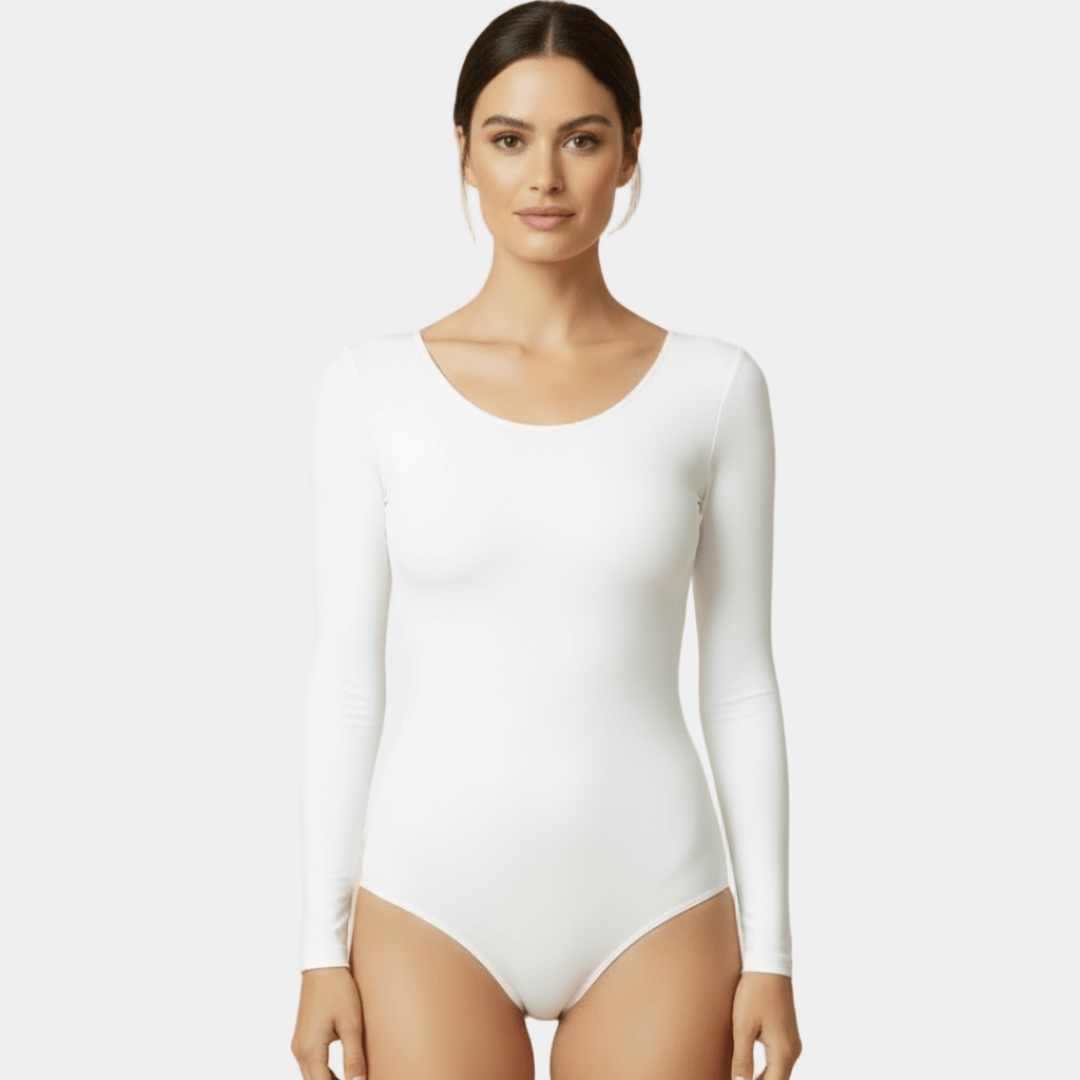 Sculpting Long Sleeve Bodysuits - Luxmery