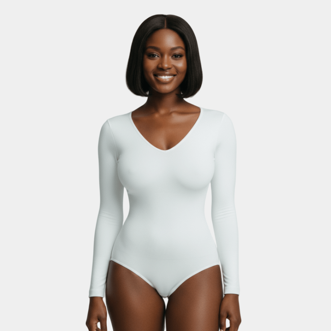 Sculpting Long Sleeve Bodysuits - Luxmery