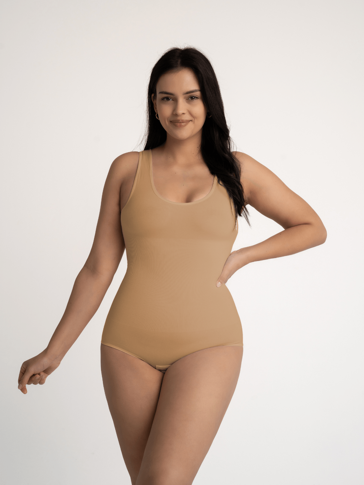 Sculpting Round Neck Bodysuit - Luxmery