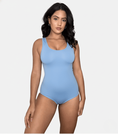 Sculpting Round Neck Bodysuit - Luxmery