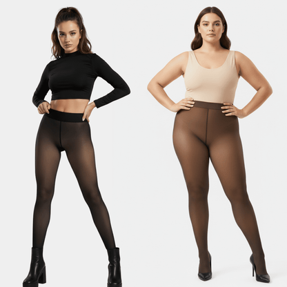 Sheer Illusion Thermal Tights - Buy 1 Get 1 Free - Luxmery