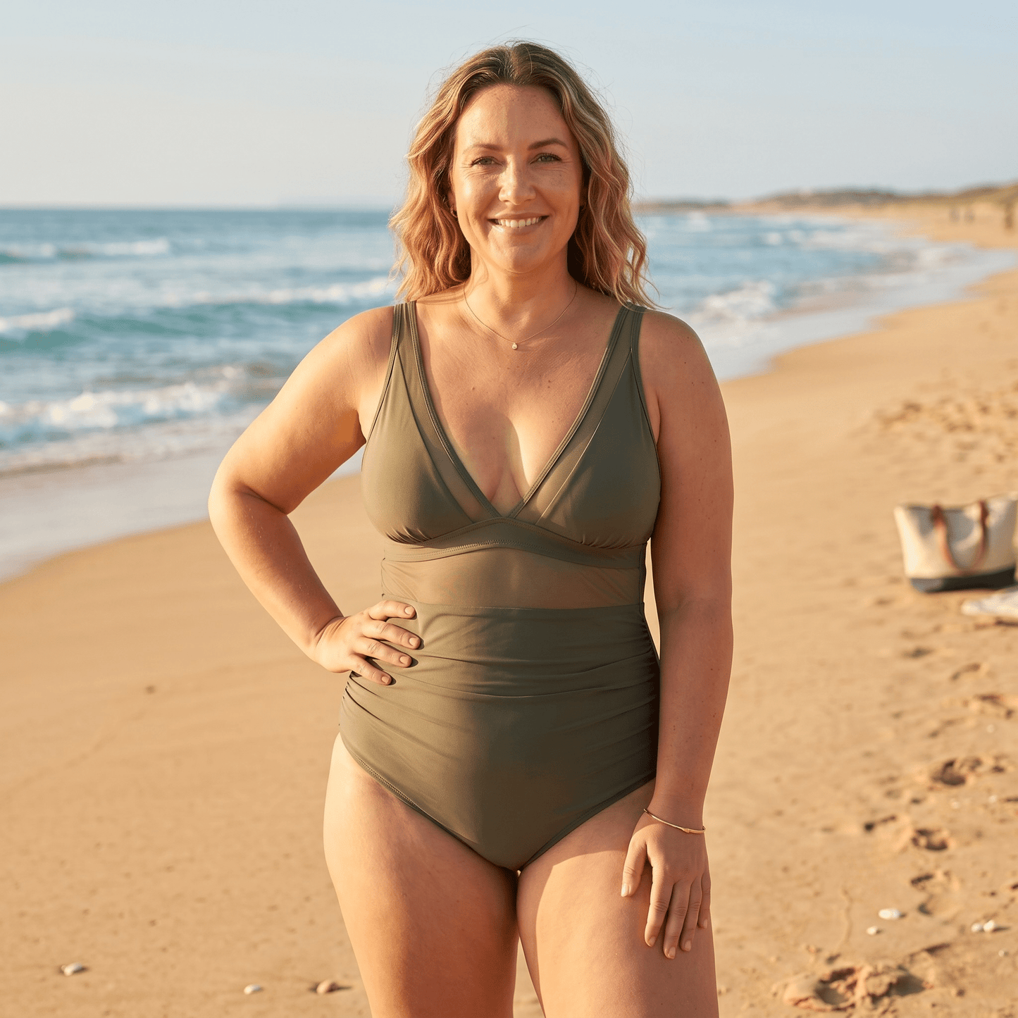 Slim illusion Swimsuit - Luxmery