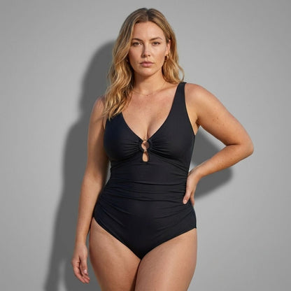 Slim Plunge Swimsuit - Luxmery
