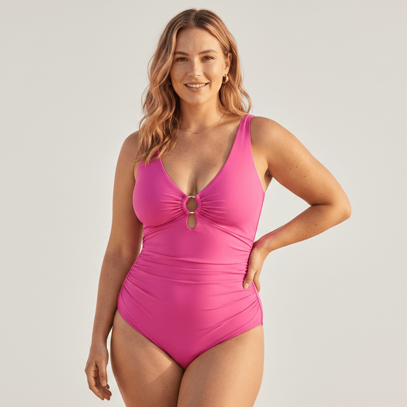 Slim Plunge Swimsuit - Lacy's version - Luxmery