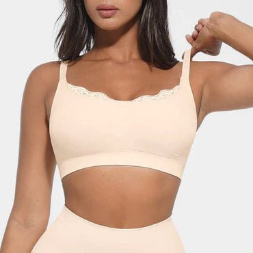 Soft Tease Seamless Lace Bralette - Luxmery