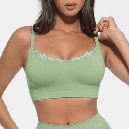 Soft Tease Seamless Lace Bralette - Luxmery