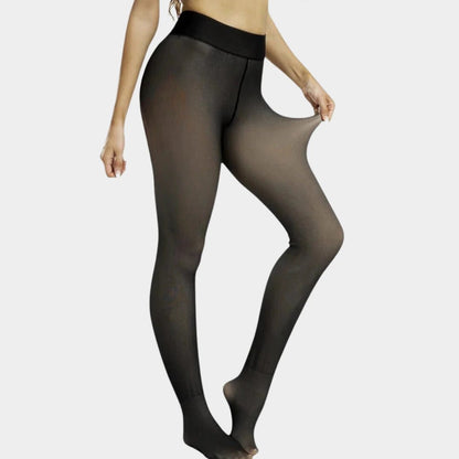 Thermal Fleece Lined Tights - Luxmery