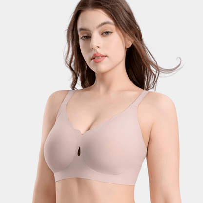 TrueCloud Scalloped Seamless Comfort Bra - Luxmery