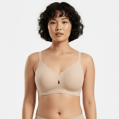 TrueCloud Scalloped Seamless Comfort Bra - Luxmery