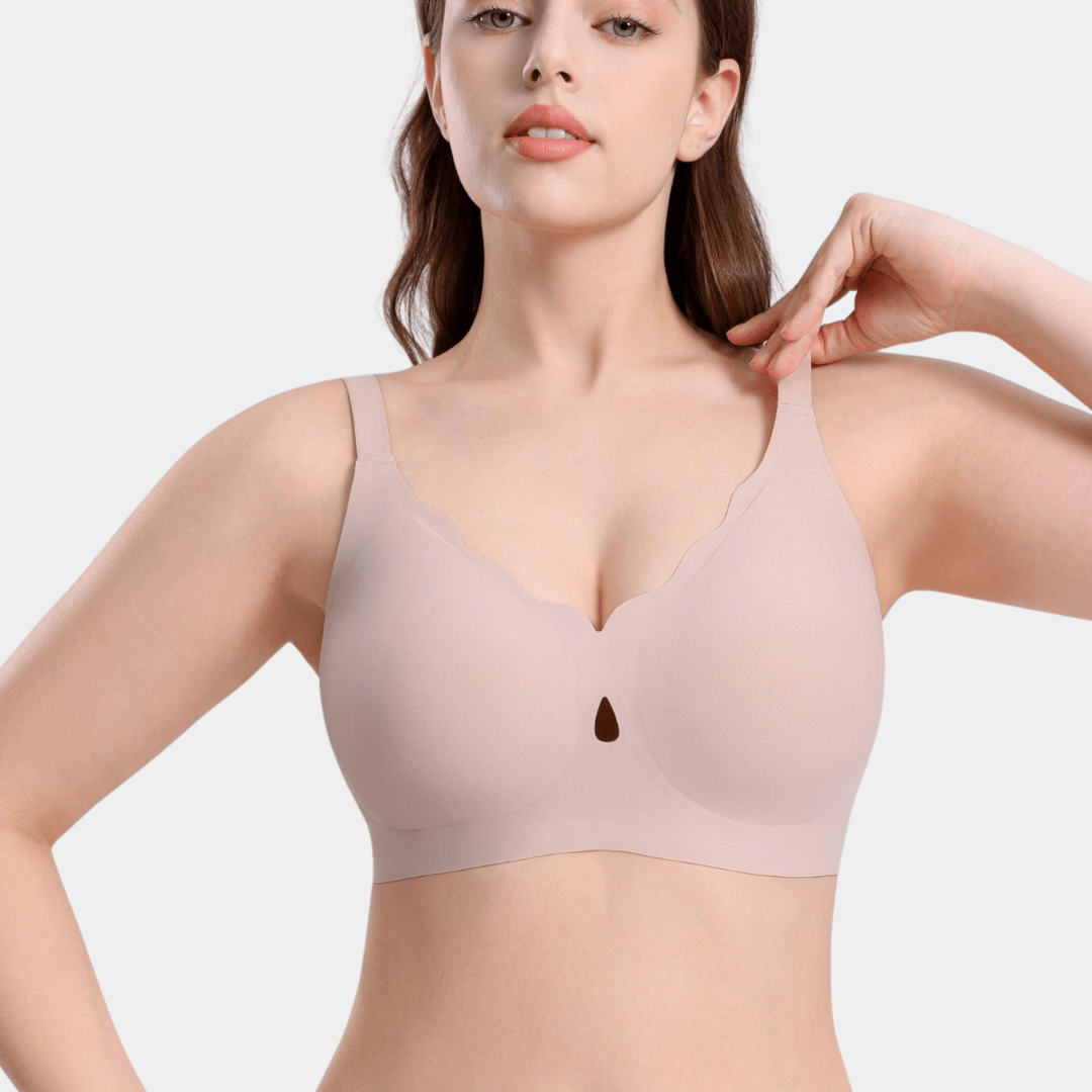 TrueCloud Scalloped Seamless Comfort Bra - Luxmery