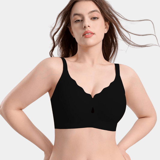 TrueCloud Scalloped Seamless Comfort Bra - Luxmery