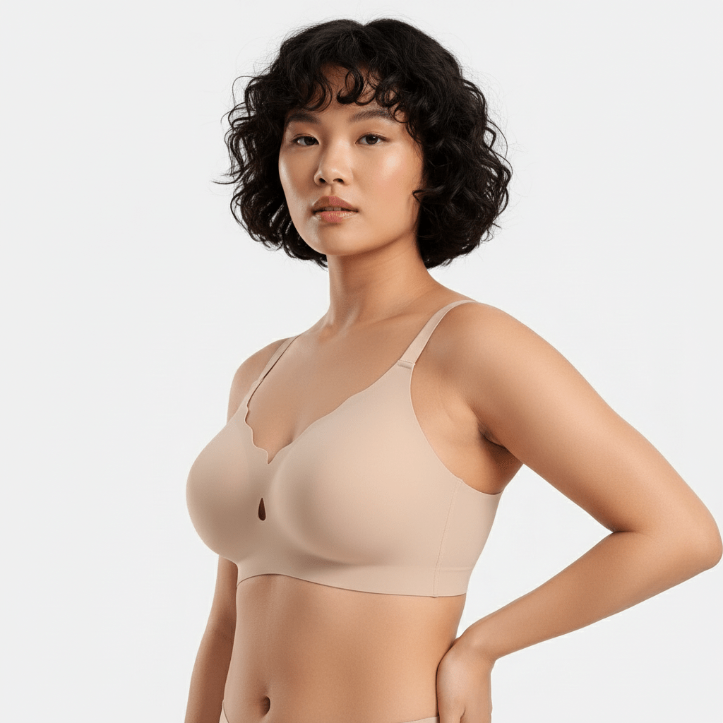 TrueCloud Scalloped Seamless Comfort Bra - Luxmery