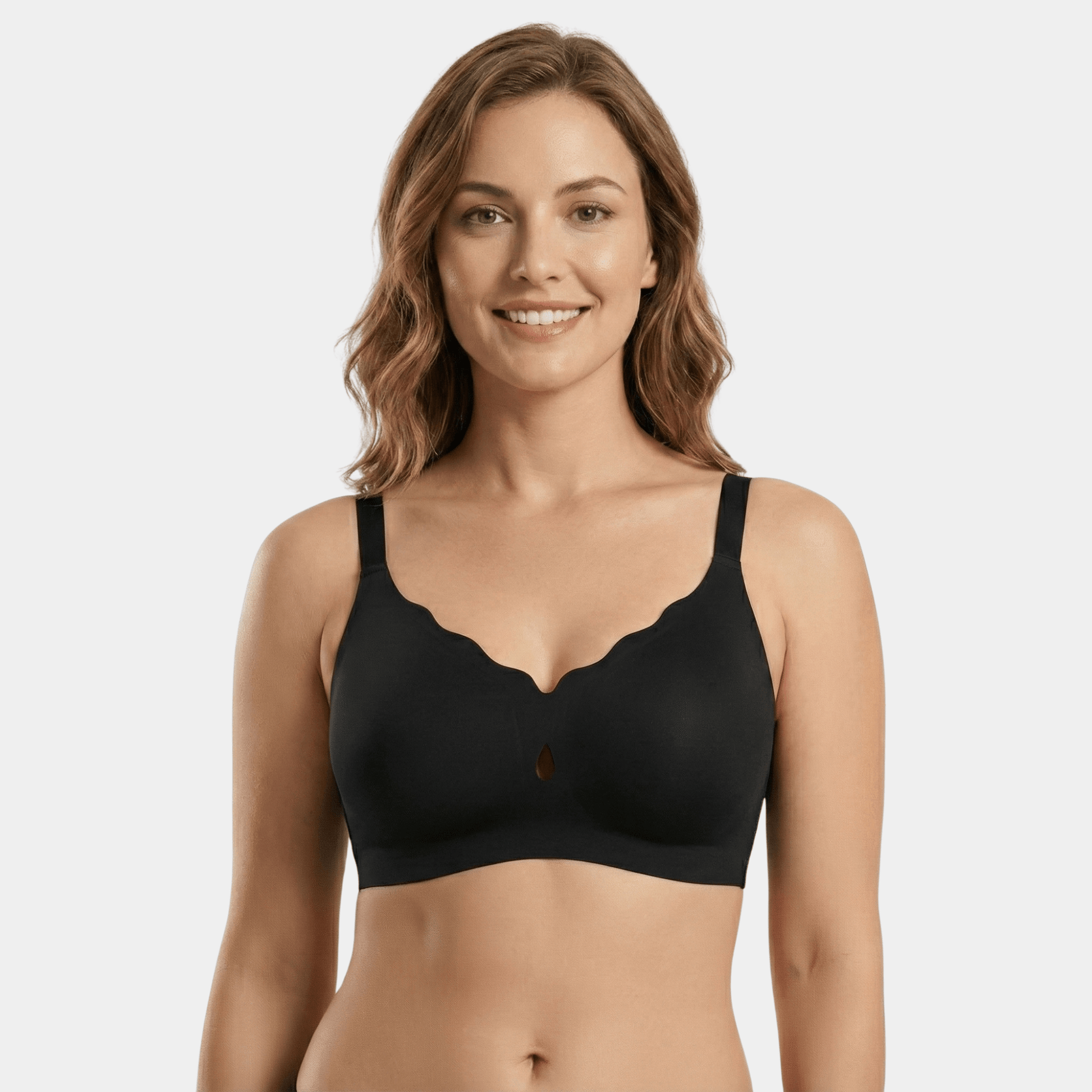 TrueCloud Scalloped Seamless Comfort Bra - Luxmery