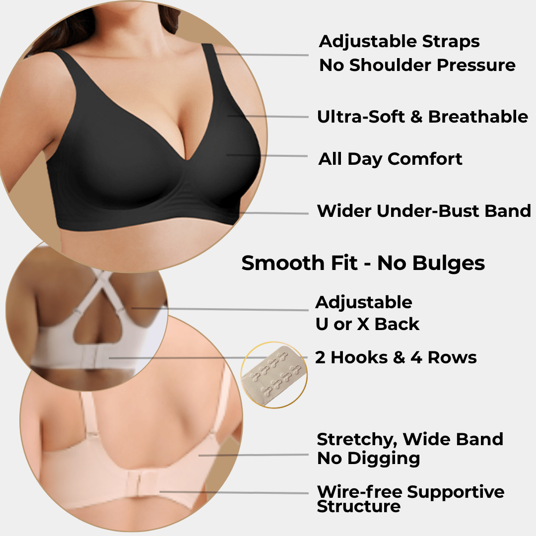 TrueCloud Seamless Comfort Bra - Luxmery