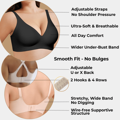 TrueCloud Seamless Comfort Bra - Luxmery