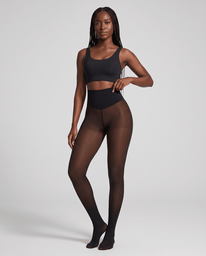 Tummy Control Sheer tights - Luxmery