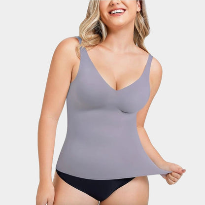 V - Neck Sculpting Cami - Luxmery