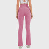 Cross-waisted Flared Yoga Pants - Luxmery