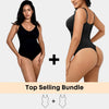 Luxmery Essentials Bundle - 1 Sculpting Bodysuit + 1 Sculpting Thong Bodysuit - Luxmery